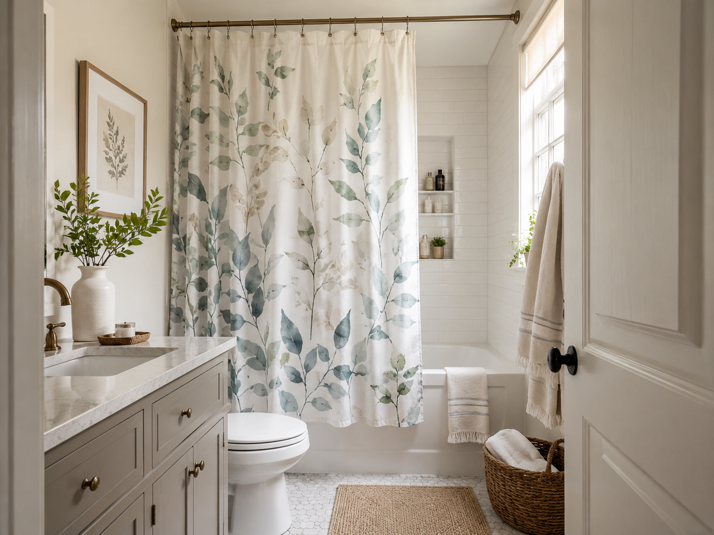 Your Small Bathroom Doesn’t Need Less Curtain. It Needs a Smarter One