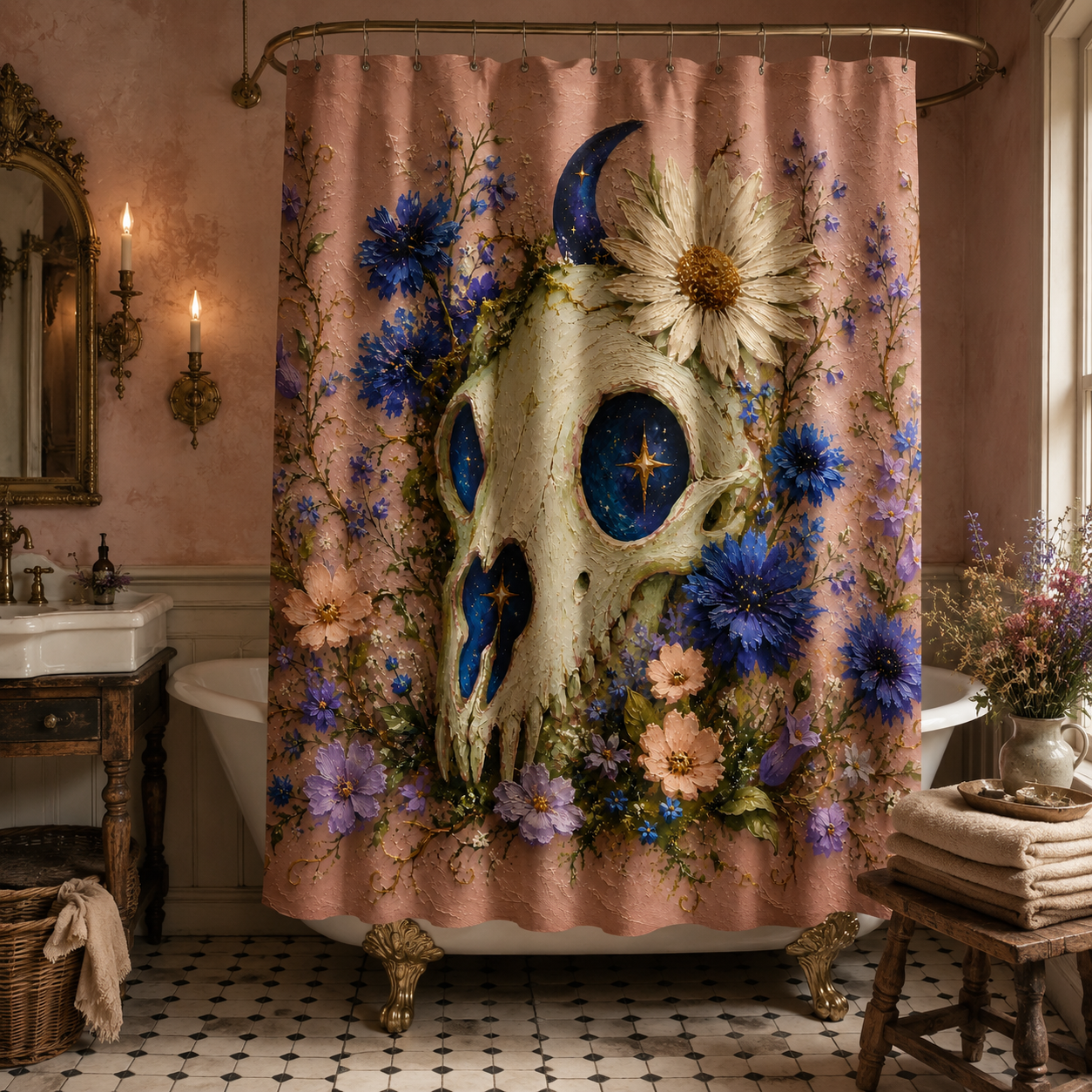 Yes, Your Shower Curtain Can Be Weird. Here's How to Make It Look Intentional.