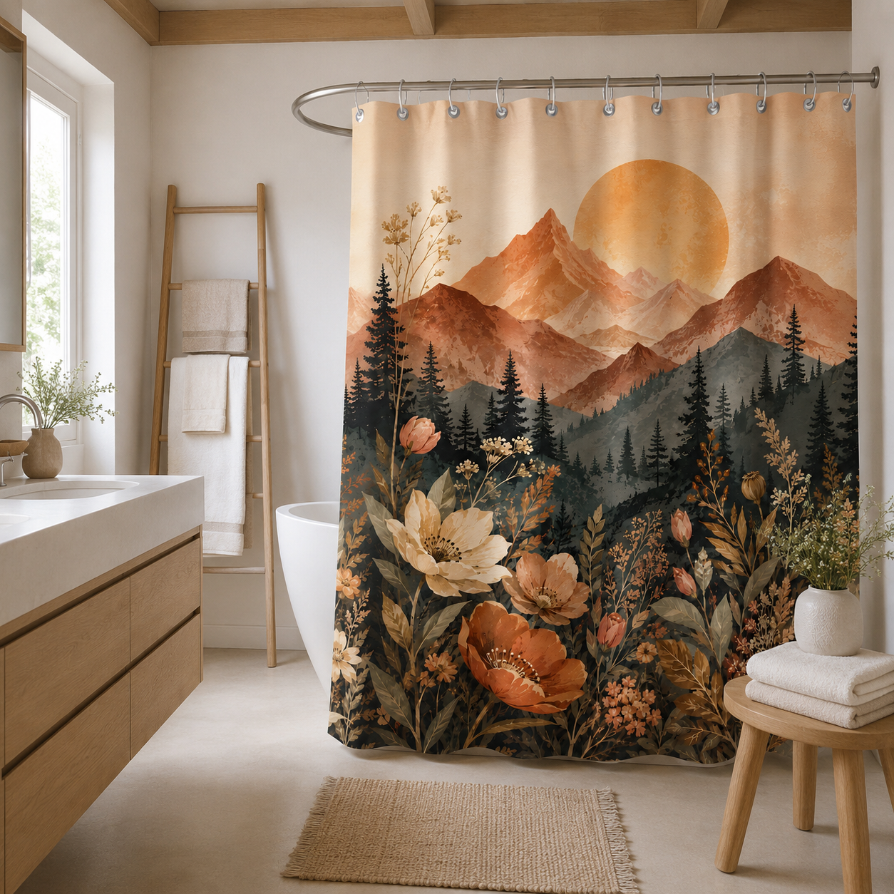 Your Bathroom Has a Main Character. It Might Be the Shower Curtain